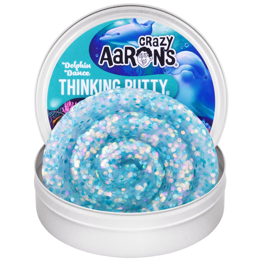 Dolphin Dance - 3.5" Thinking Putty Tin U7